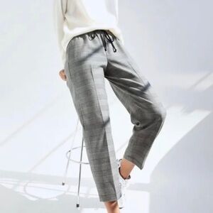 Aritzia Babaton Jimmy Plaid Pant in Herringbone